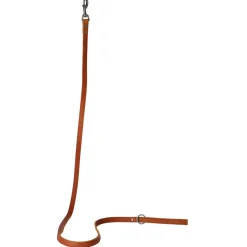 Adori Looplijn Vetleder Met Print - Hondenriem - 180x1.8 cm Cognac M/L