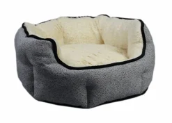 Adori Mand Rond Graz - Kattenmand - 45x42x22 cm Grijs