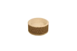 Adori Mand Rond Zeegras Kyra - Kattenmand - Ø36x18 cm Bruin Beige