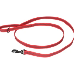 Adori Nylon Anti-Sliplijn Met Handvat - Hondenriem - 180x2 cm Rood L