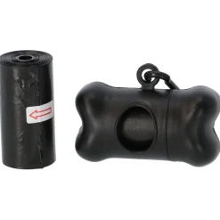 Adori Poepzakjes Met Houder Botje - Hondenpoepzakjes - Zwart