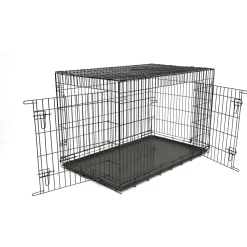 Adori Premium Bench 2-Deurs Zwart - Hondenbench