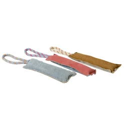 Adori Puppy Dummy Met Touw Leder - Hondenspeelgoed - 24 cm Assorti