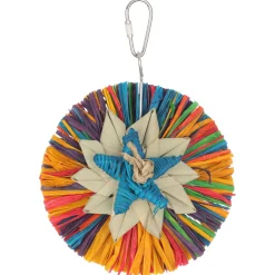 Adori Rainbow Raffia - Vogelspeelgoed - 11 cm Multi-Color