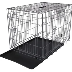 Adori Safety+ Bench Met 2 Deuren Grijs - Hondenbench