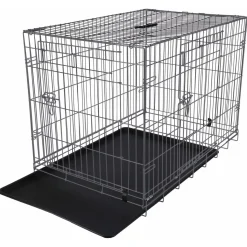 Adori Safety+ Bench Met 2 Deuren Grijs - Hondenbench