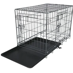 Adori Safety+ Bench Met 2 Deuren Grijs - Hondenbench