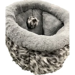 Adori Slaapmand Mila - Kattenbed - 40x32 cm Grijs Print