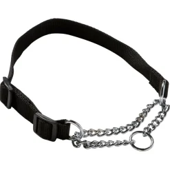 Adori Slipketting Halsband Nylon Zwart - Hondenhalsband