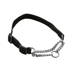Adori Slipketting Halsband Nylon Zwart - Hondenhalsband