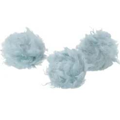 Adori Speelgoed Fluff Balls - Kattenspeelgoed - 4x4x4 cm Blauw