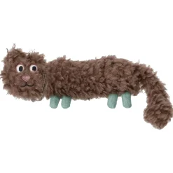 Adori Speelgoed Fluff Kat - Kattenspeelgoed - 33.5x11x4 cm Bruin