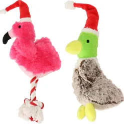 Adori Speelgoed Kerst Vogelrock - Hondenspeelgoed - 40x18x12 cm Multi-Color
