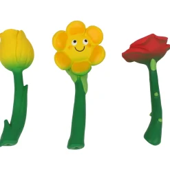 Adori Speelgoed Latex Flower - Hondenspeelgoed - 16 cm Assorti