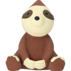 Adori Speelgoed Latex Luiaard - Hondenspeelgoed - 11 cm Bruin S