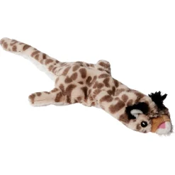 Adori Speeltje Skinny Luipaard Met Piep - Hondenspeelgoed - 35 cm Beige Bruin