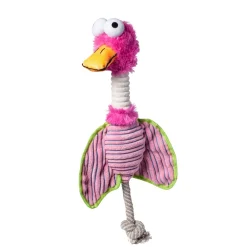 Adori Speeltje Vogel Met Pieper - Hondenspeelgoed - Multi-Color per stuk