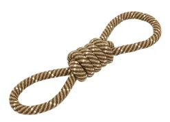 Adori Speeltouw Met Lussen - Hondenspeelgoed - 42 cm Beige Bruin