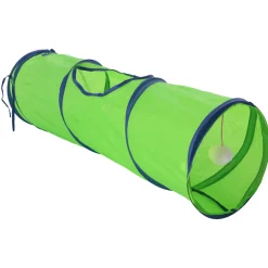 Adori Speeltunnel Voor De Kat - Kattenspeelgoed - Ø25x90 cm Groen Groen