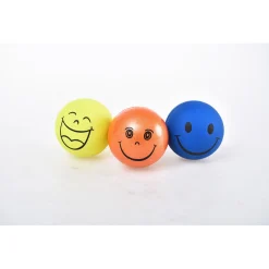 Adori Stuiterbal Funny Face - Hondenspeelgoed - Ø6 cm Multi-Color