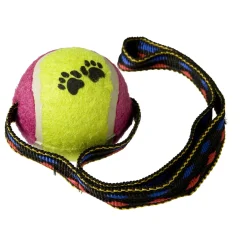 Adori Tennisbal Fluo Met Handvat - Hondenspeelgoed - 6.5 cm