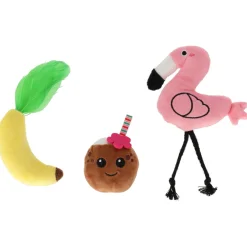 Adori Toy Flamingo. Coconut. Banana - Kattenspeelgoed - Assorti