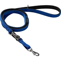 Adori Traininglijn Nylon Soft Blauw&Zwart - Hondenriem