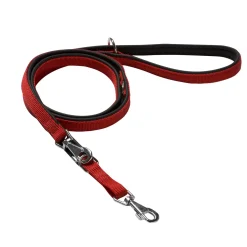 Adori Traininglijn Nylon Soft Rood&Zwart - Hondenriem