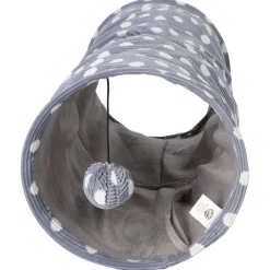Adori Tunnel Dotty - Kattenspeelgoed - Ø26x67 cm Grijs