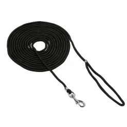 Adori Veldlijn Nylon - Hondenriem - 5 m Zwart