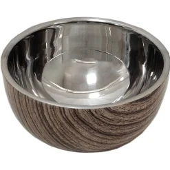 Adori Voerbak Dubbelwandig Bijou - Hondenvoerbak - Ø15.56x8 cm Bruin