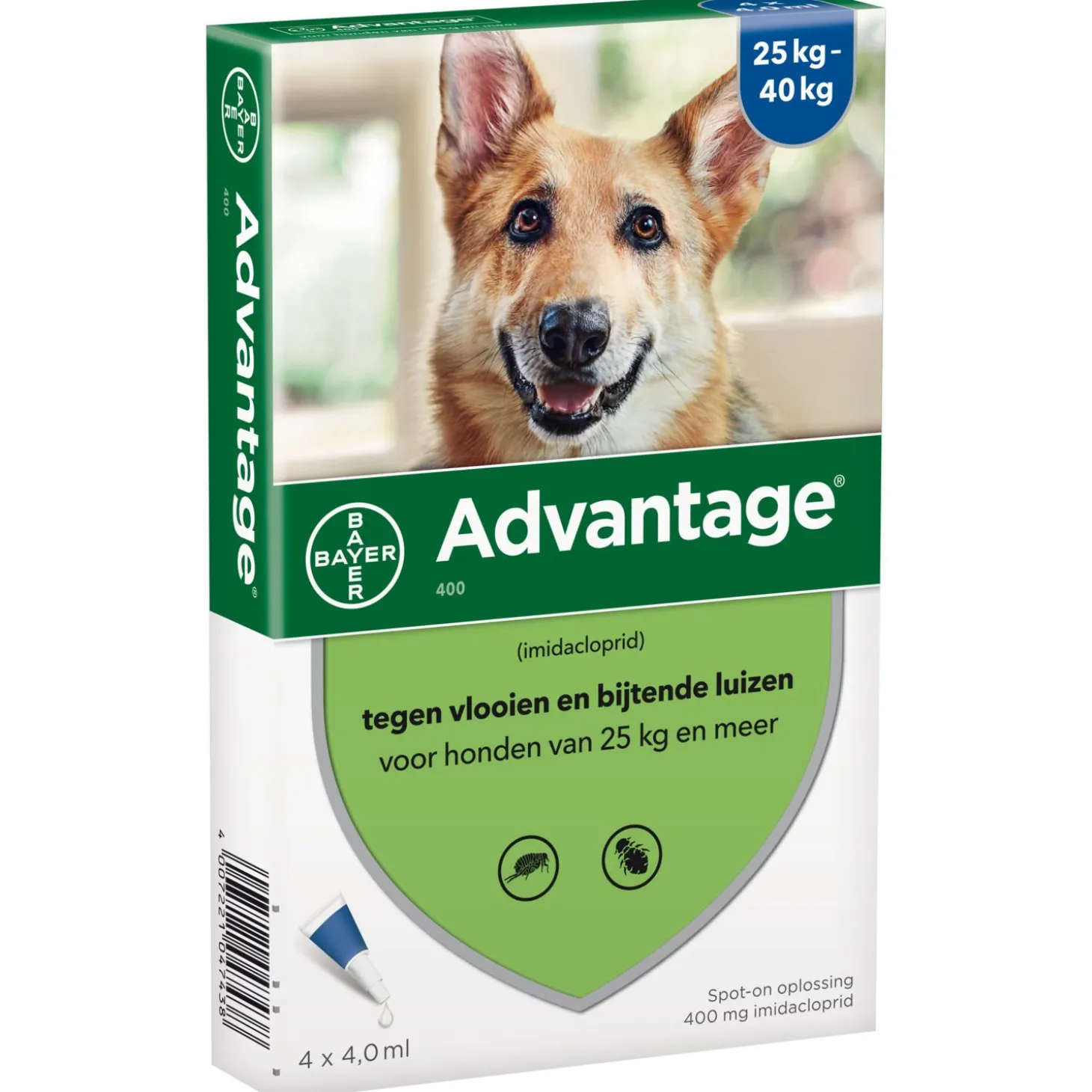 Advantage Hond 4 pip - Anti vlooien en luizenmiddel