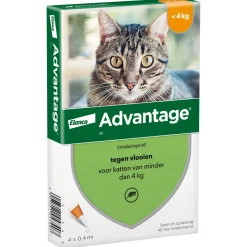 Advantage Kat 4 pip - Anti vlooienmiddel
