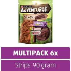 Adventuros Strips - Hondensnacks - Hert Wild 90 g