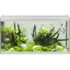 Akvastabil Family Aquarium - Aquaria - 80x35x42 cm 112 l Grijs Wit