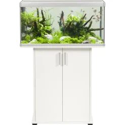Akvastabil Family Aquarium - Aquaria - 80x35x42 cm 112 l Grijs Wit