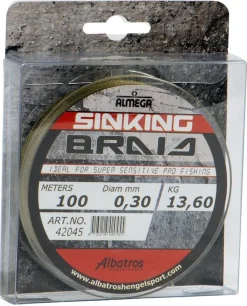 Albatros Almega Vislijn Almega Sinking Braid 100 m - Hoofdlijn