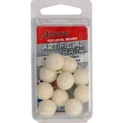 Albatros Top Level Artificial Boilie - Baits - Wit 10 stuks