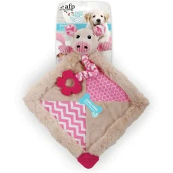All For Paws Blanky Piggy - Hondenspeelgoed - 38x34x8 cm Multi-Color