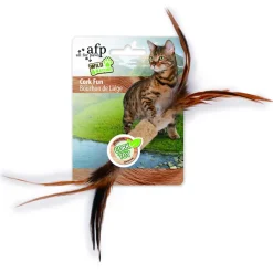All For Paws Cork Fun - Kattenspeelgoed - 20x3x1 cm Assorti