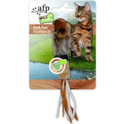All For Paws Cork Fun - Kattenspeelgoed - 20x3x1 cm Assorti
