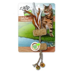All For Paws Cork Fun - Kattenspeelgoed - 20x3x1 cm Assorti