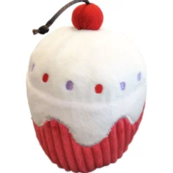 All For Paws Cupcake - Hondenspeelgoed - 12x8.5x8 cm Multi-Color