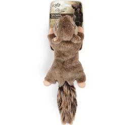 All For Paws Eekhoorn - Hondenspeelgoed - 42x16x9 cm Bruin