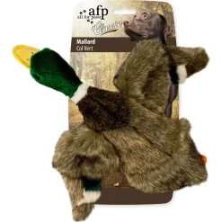 All For Paws Eend - Hondenspeelgoed - 20x19x5 cm Bruin