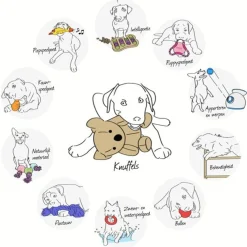 All For Paws Fazant - Hondenspeelgoed - 25x25x5 cm Bruin