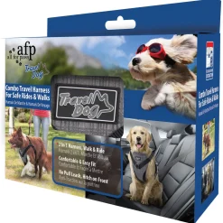 All For Paws Honden Autogordel - Hondenautoaccessoire - Grijs 40-63/46-71 Cm