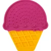 All For Paws Ice Cream Lick Mat - Hondenspeelgoed - 20x18 cm Geel Paars