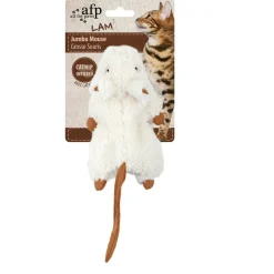 All For Paws Jumbo Crinkle Catnip Rodent - Kattenspeelgoed - 19x9x7 cm Assorti