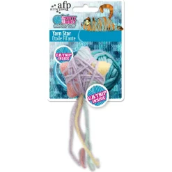 All For Paws Knotty Habit  Yarn Star - Kattenspeelgoed - 13x6x3 cm Violet